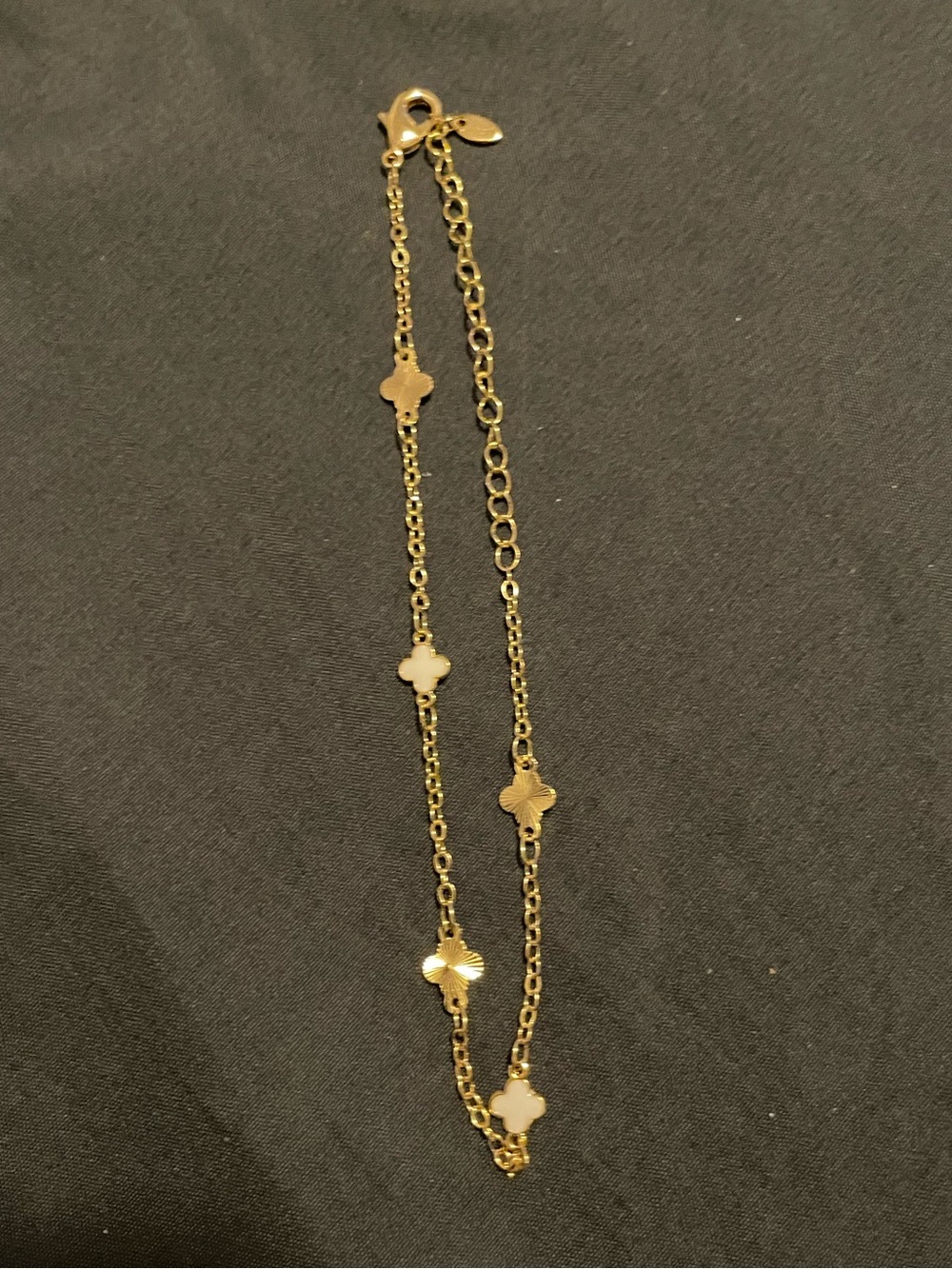New - 14k gold plated anklet